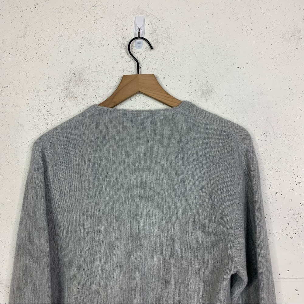 Virgin Zefran Heathered Knit Vintage Cardigan Sweater Size Medium - Picture 10 of 12